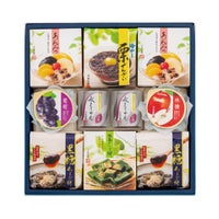 新宿中村屋 涼菓撰　10個入（蓋を開けた状態）詰め合わせギフトの中身が見える画像