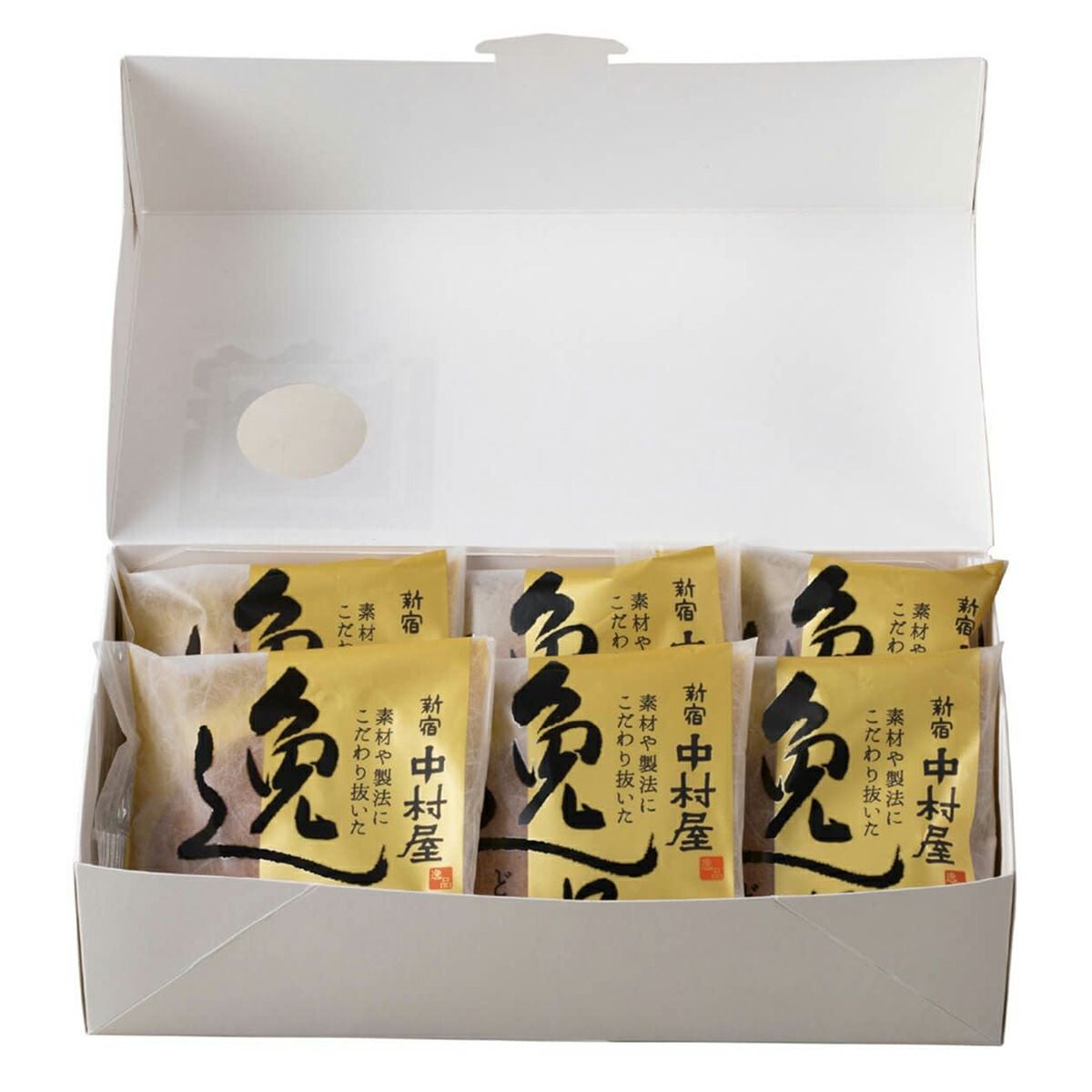 新宿中村屋 逸品どら焼 6個 詰め合わせ 箱入り