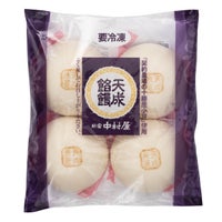 新宿中村屋 天成（小）餡饅 4個入り包装 単体パッケージ