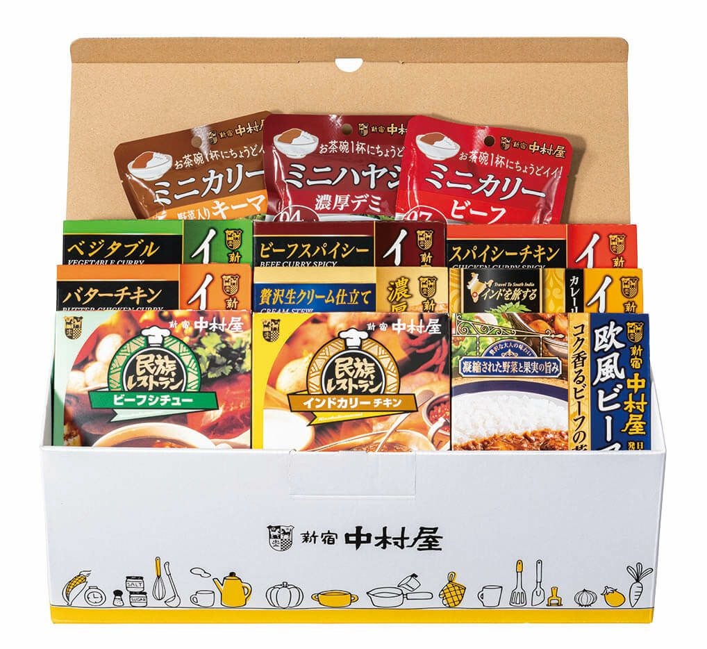 新宿中村屋 レトルト食品 12種12個入 バラエティ詰め合わせセット