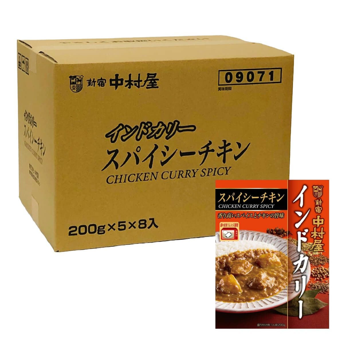 インドカリー スパイシーチキン 5個【電子レンジ調理対応パウチ
