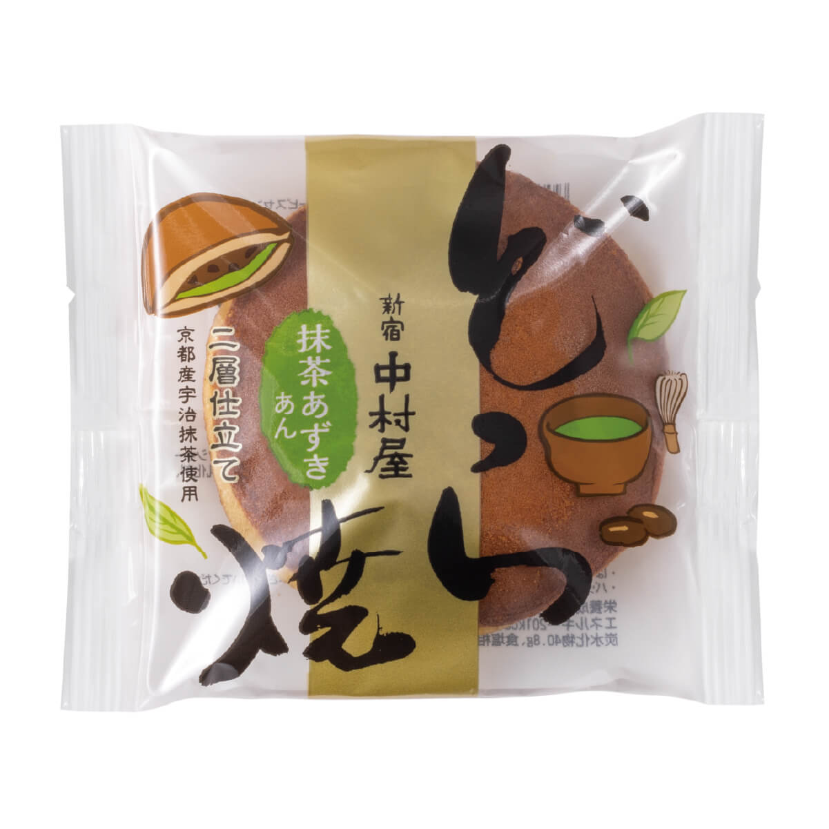 新宿中村屋 どら焼 抹茶あずき 個包装