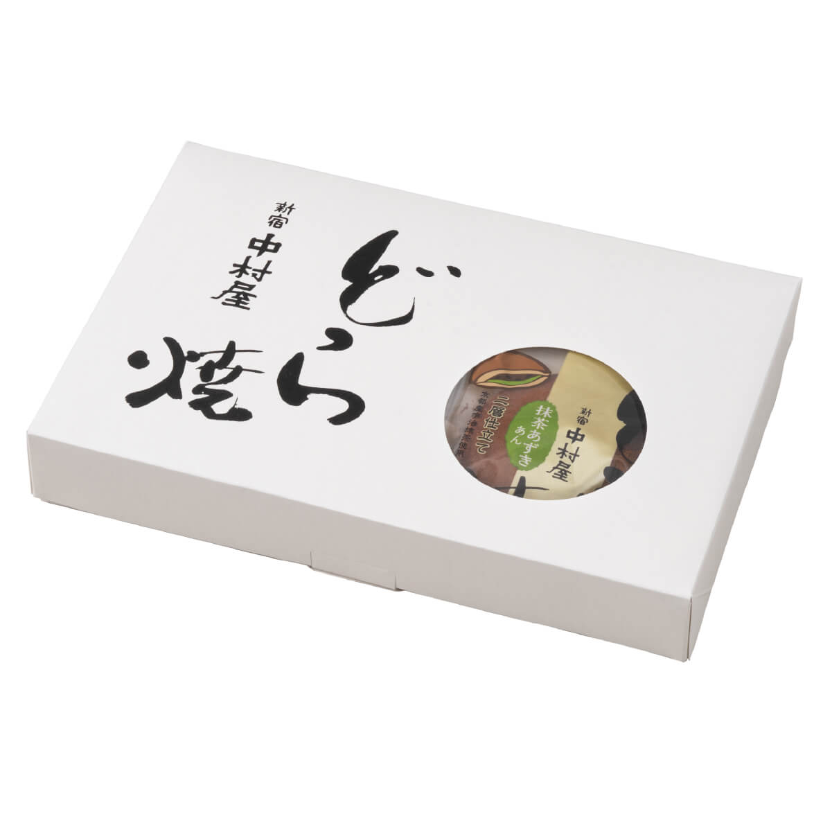 新宿中村屋 どら焼 抹茶あずき6個入 ギフト箱 外観