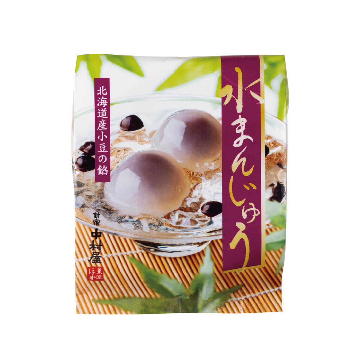 新宿中村屋 水まんじゅう 外箱パッケージ