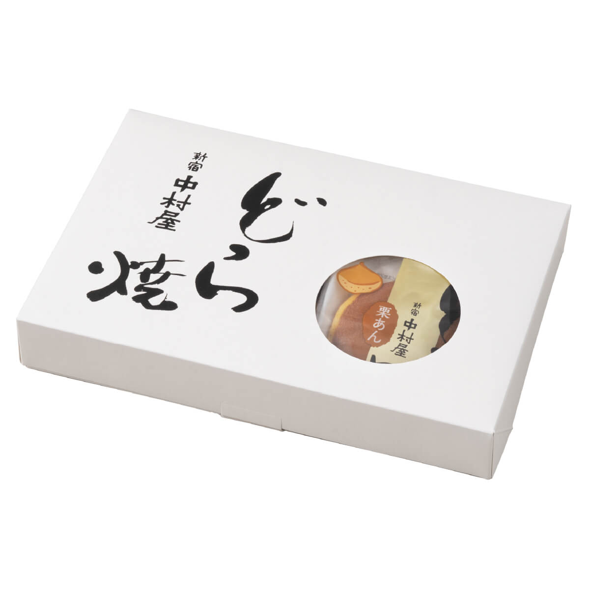 新宿中村屋 どら焼 栗あん6個入 ギフト箱 外観