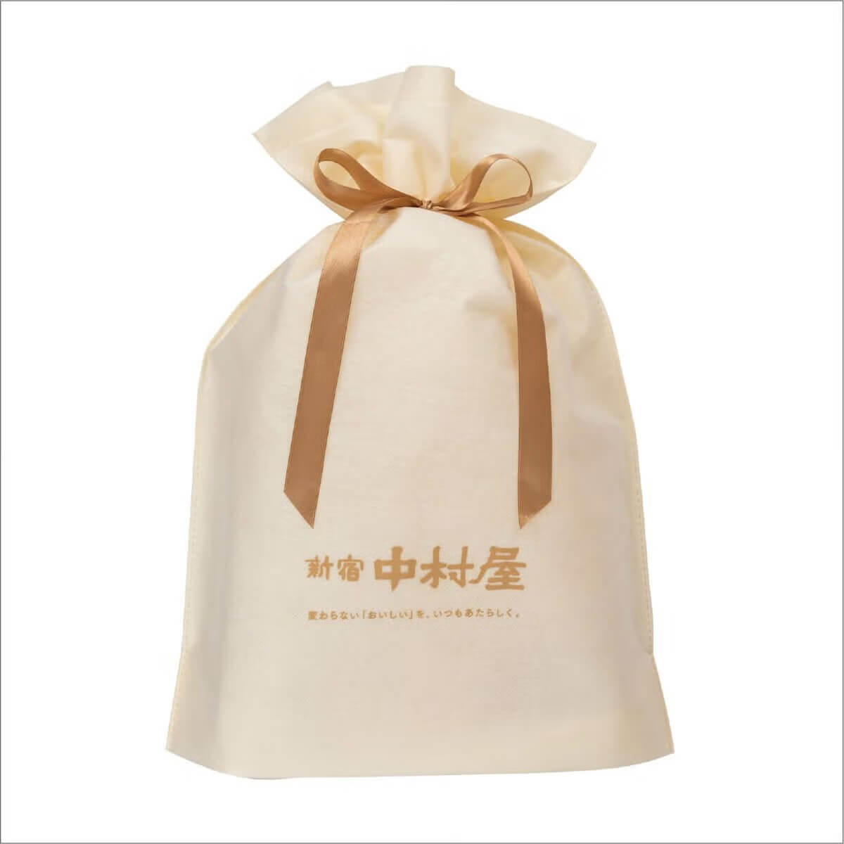 リボン付き「新宿中村屋」オリジナル不織布ラッピングギフト画像
